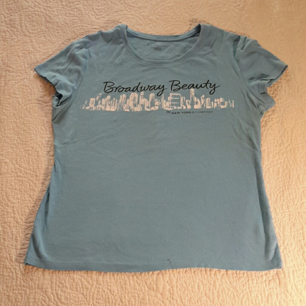 Blue Graphic Tee